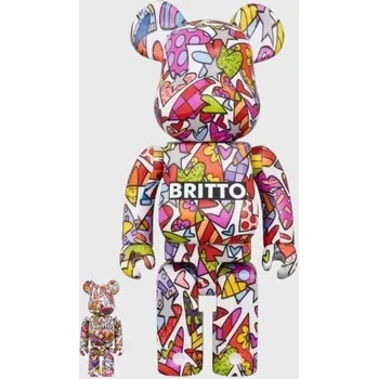 Figurka MEDICOM TOY 400% & 100% BE@RBRICK Romero Britto (Hearts) set figurek