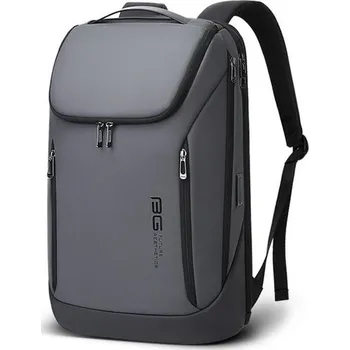 Městský batoh BANGE Business školní batoh s USB JILHAN Šedý 25L Bange BG2517s2