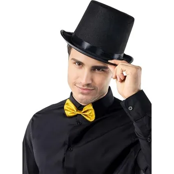 Karnevalový doplněk Funiglobal - Lesklá zlatá motýlka -