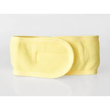 Čelenka XPOSE® Kosmetická čelenka LUMINA - vanilková, Mikroplyš + Prodloužená možnost vrácení zboží do 50 dnů