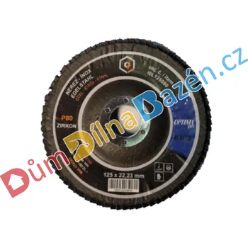 Brusný kotouč Optima OPTIMAflex - lamelový brusný kotouč Rozměr: 115x22,2, Zrnitost: 120