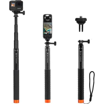 K&F Concept Invisible Selfie Stick, Extension Carbon Long Pole(127cm/50in)