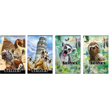 BLOČEK A6 ZVÍŘÁTKA SELFIES