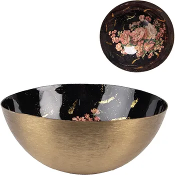 Clayre & Eef - Dekorativní kovová miska BLOOM & GRACE 65897