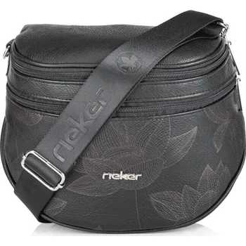 Kabelka Dámská Dámská ledvinka RIEKER C2307-168/19-KWT černá W5 C2307-168/19-KWT-BLS H/W5 -UNI-