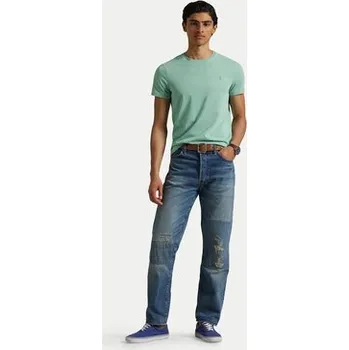 Pánské tričko Polo Ralph Lauren T-Shirt 710671438415 Zelená Slim Fit XL