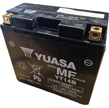 Motobaterie Motobaterie Yuasa YT14B 12V 12Ah Továrně aktivovaná , OEM Yamaha