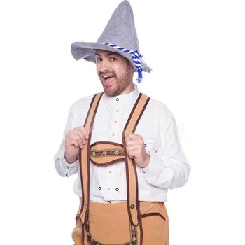 Klobouk Klobouk bavorák oktoberfest šedý - Folat