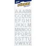 Samolepky kamínky - písmena abeceda 40 ks m1032378