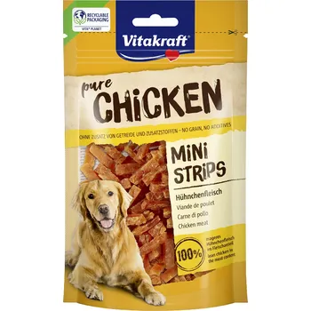 Pamlsek pro psa Vitakraft CHOVEX Vitakraft CHICKEN Mini Strips 80g