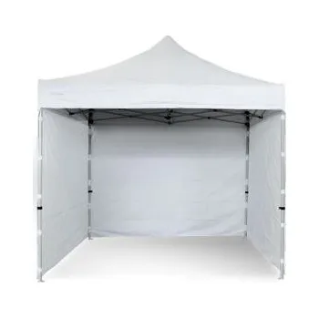 Zahradní stan Nůžkový Párty stan 3x3m ALU Standard 4ks plné bočnice barva Bílá