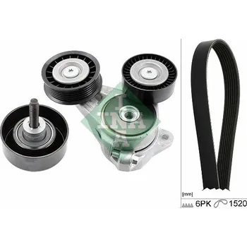 Sada žebrovaných klínových řemenů Schaeffler INA 529 0376 10