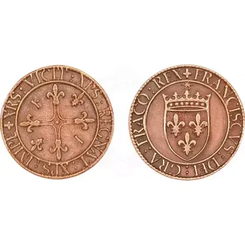 Replika bronzové mince - František I. Francouzský (1515-1547)