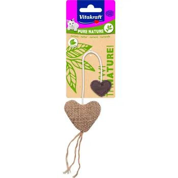 Hračka pro kočku Vitakraft CHOVEX Vitakraft Pure Nature čajové srdce