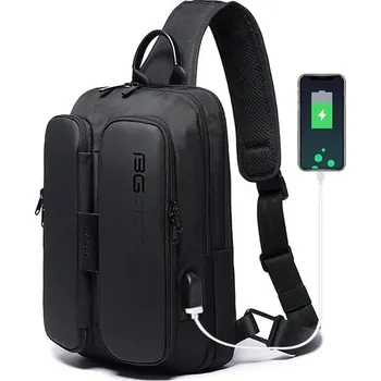 BANGE batoh přes rameno s USB UMIT Černý 11L Bange BG7079