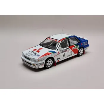 RC model auta Mitsubishi Galant VR-4 #4 RAC Rally 1990 1:18 IXO