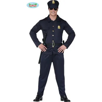 Karnevalový kostým Guirca Fiestas Španělsko Policista - kostým varianta: velikost XXL - 58/60