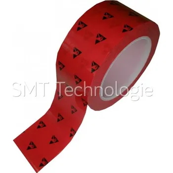 ESD ESD páska s logem NTD-730P, 50 mm, červená - 101403050006