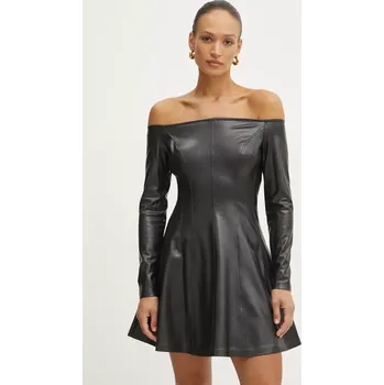 Dámské šaty Šaty Guess CHRISSY černá barva, mini, W5RK43 K8S30 W5RK43.K8S30 99X, vel. S