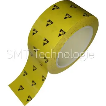 ESD ESD páska s logem NTD-730P, 50 mm, žlutá - 101403050004