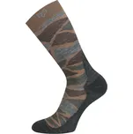 WLJ merino ponožky - Hnědá 710 / (38-41) M / Hnědá