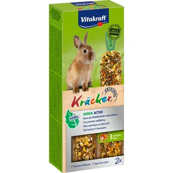 Krmivo pro hlodavce Vitakraft CHOVEX Vitakraft KRÄCKER® Králík Herbal active 2x56g