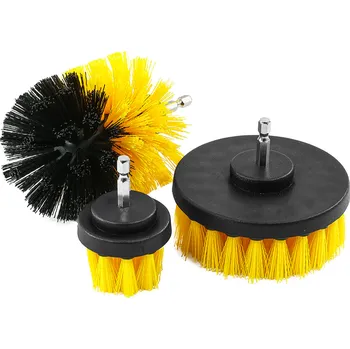 ProfiGaráž Sada čistících kartáčů na vrtačku 1/4" 3ks V08129