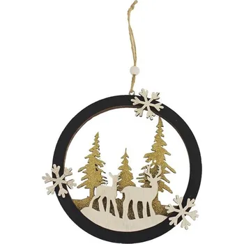 Vánoční dekorace DEKORACE K ZAVĚŠENÍ 15cm