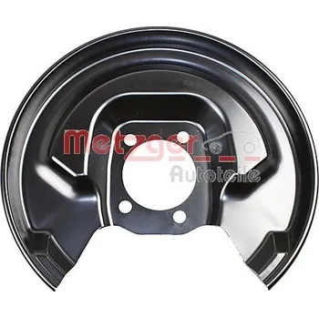 Brzdový kotouč Ochranný plech proti rozstřikování, brzdový kotouč METZGER 6115297