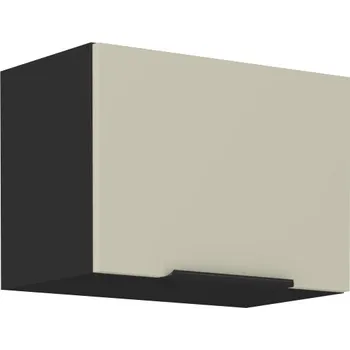 Kuchyňská skříňka Horní výklopná kuchyňská skříňka Arona, 50 cm, kašmírová/černá