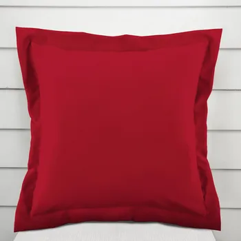Povlak na dekorativní polštářek Dekorační povlak na polštář s lemem Rongo RG-087 Jahodově červený 40 x 40 cm