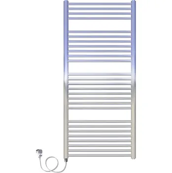 Radiátor ELVL Bitherm elektrický nerezový radiátor BNIT.ES 600 x 790 mm ELVL2360 Varianta: Levá, Barva ELVL Bitherm: Kartáčovaný nerez