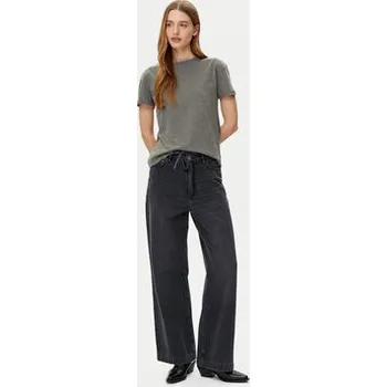 Noisy May T-Shirt Brandy 27033185 Šedá Slim Fit XS