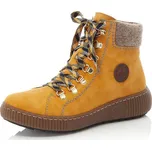 Dámská Dámská kotníková obuv RIEKER Z6633-68 žlutá W4 Z6633-68 YELLOW H/W4 36