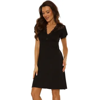 Dámská noční košile Noční košile DE LAFENSE 754 LILIAN černá 3XL 0