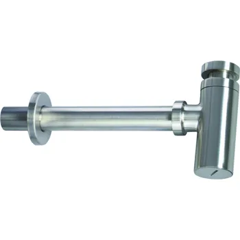 Sifon Aplomo Umyvadlový sifon Easy-Clean, kartáčovaná ocel