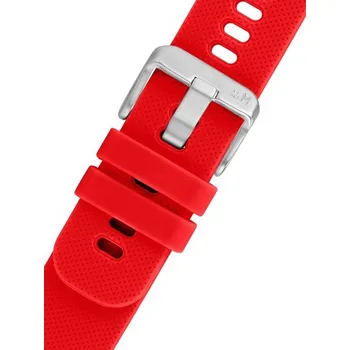 Silikonový řemínek Morellato Byte 5654187.083 M, červený, Quick Release - 22 mm