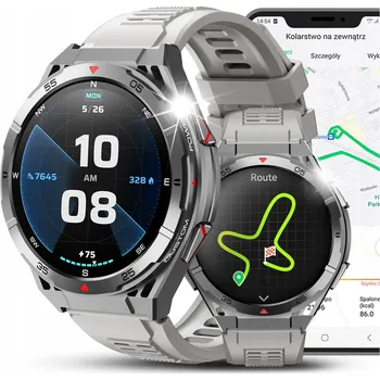 Hodinky Chytré Hodinky JG Smart JGR X2 GPS Sport Watch Polské Menu stříbrné