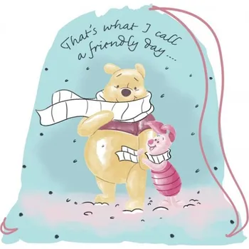 Školní sáček SÁČEK NA PŘEZŮVKY, TĚLOCVIK MEDVÍDEK PŮ