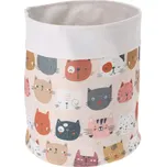 Storagesolutions Koš na prádlo do dětského pokoje, Ø 24 x 29 cm, kočky