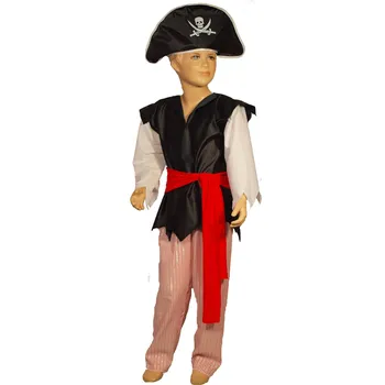 Karnevalový kostým Kostým PIRÁT korzár JACK velikost 104 mořský vlk