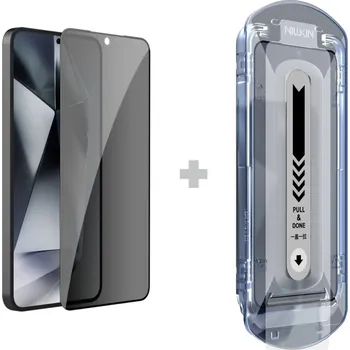 Tvrzené sklo Nillkin 0.25mm Guardian 2.5D pro Samsung Galaxy S25 Black (s aplikátorem)