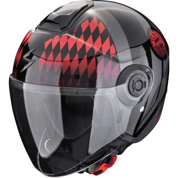 Helma na motorku SCORPION přilba EXO-CITY II FC Bayern black/red - M