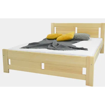 Postel Masivní dřevěná postel MP-KORA 140x200 cm borovice masiv