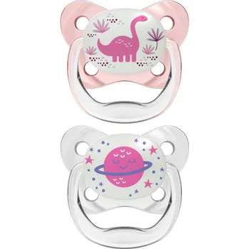 DR BROWN`S Dudlík 2ks - růžový