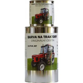 Lak na dřevo BARVY NA TRAKTORY Originální odstín RAL 6018 2-K PUR,12,5kg SET s tužidlem