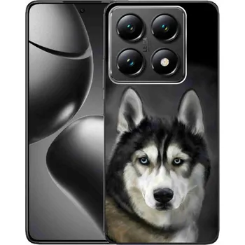 Pouzdro na mobilní telefon Gelový kryt mmCase na Xiaomi 14T Pro - husky