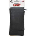 Univerzální látkové pouzdro Swissten Pocket 6,8 se šňůrkou - černé