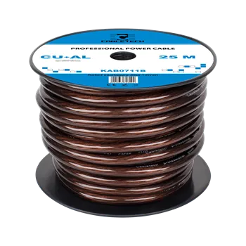 elektrický kabel Auto kabel 2Ga OD12mm CU+AL 25m Cabletech KAB0711B hnědý