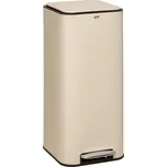 5five Simply Smart Odpadkový koš s pedálem DELTA, kovový, 30 l, béžový